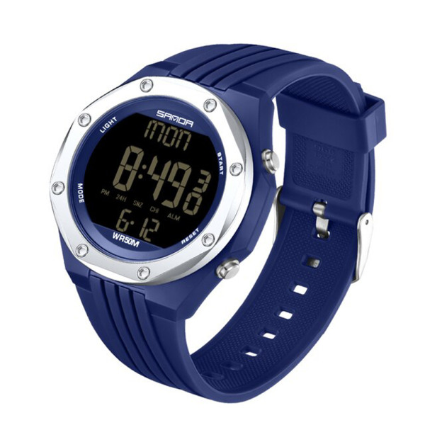 Sanda 6093 Blue-Silver