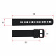 Ремінець для смарт годинника K26H Black