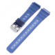 Ремінець для Casio G-Shock F-84/94/105, F-91W, AE1300 Jelly Blue Silver