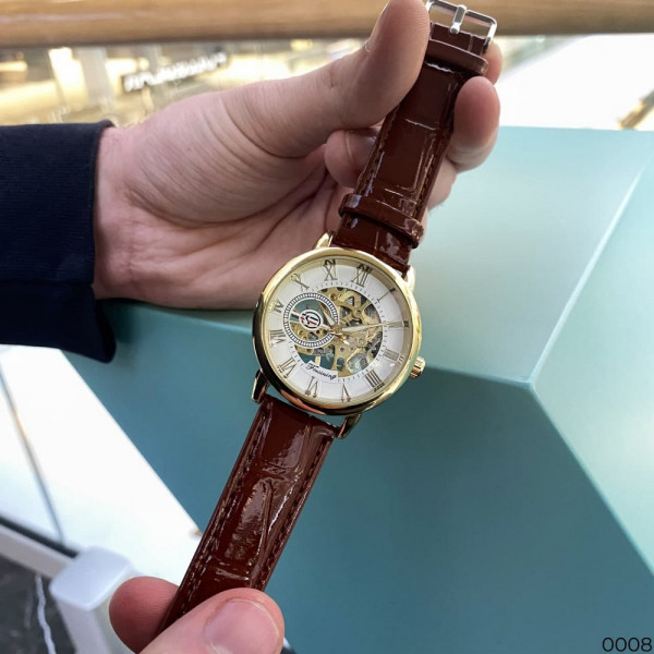 Forsining 8099 Brown-Gold-White