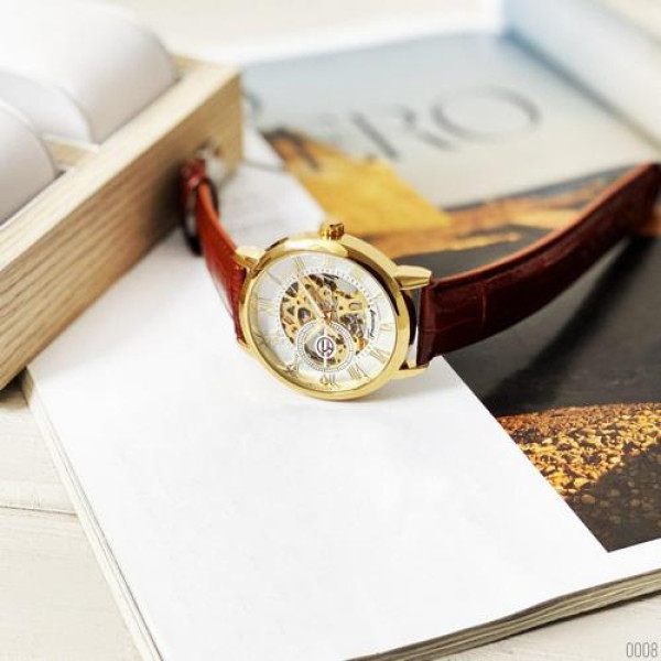 Forsining 8099 Brown-Gold-White