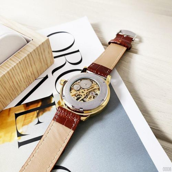 Forsining 8099 Brown-Gold-White