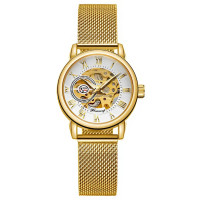 Forsining 8099A Gold-White Lady Mesh