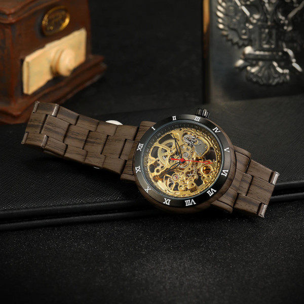 Forsining 8277 Brown-Black-Gold