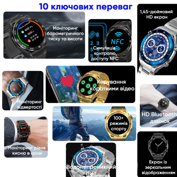 Розумний годинник SK4 Ultimate Silver