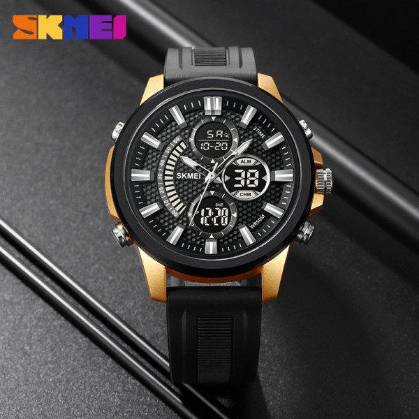 Skmei 2235BKGDBK Black-Gold-Black