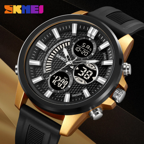 Skmei 2235BKGDBK Black-Gold-Black