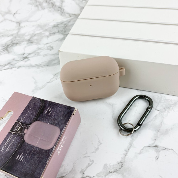 Чехол Airpods Pro Silicone Case Slim Pink Sand