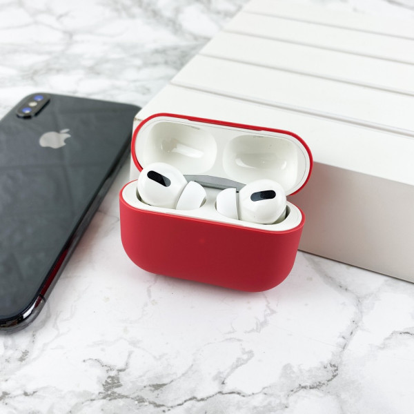 Чехол Airpods Pro Silicone Case Slim Pale Mauve