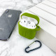 Чехол Airpods 1/2 Silicone Case Green