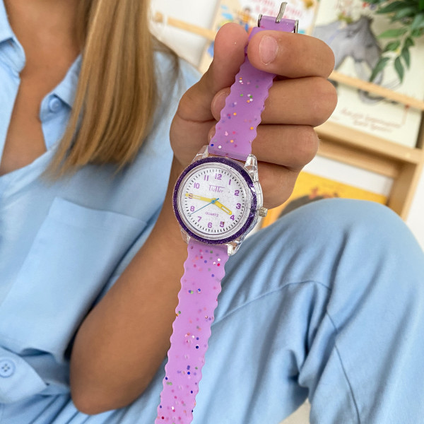 Дитячий годинник Better 008 Shine Purple-White