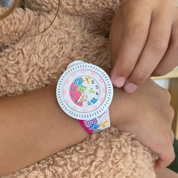 Дитячий годинник Better 009 Happy Day White-Pink
