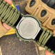 Годинник наручний Patriot 005AGSU ЗСУ  Паракордовий ремінець Army Green + Коробка.