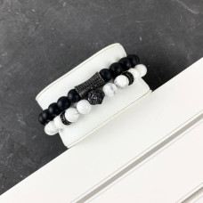 2B Rich Bracelet Lion White-Black