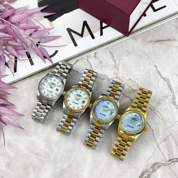 Rolex Date Just 067 Pearl Silver-White