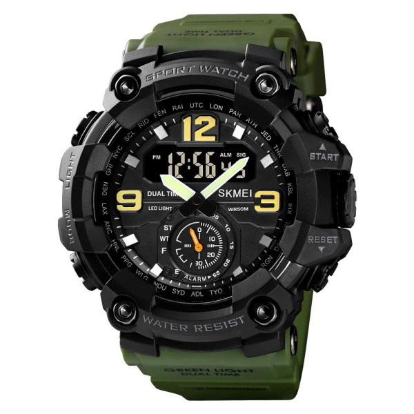 Skmei 1637 Black-Military Wrisband