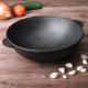 Чугунная сковорода Brizoll WOK 280х96 мм 3.7 л с чугунной крышкой