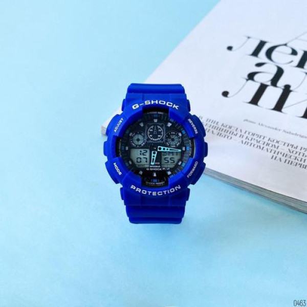 Наручний годинник G-Shock GA-100 Blue-Black