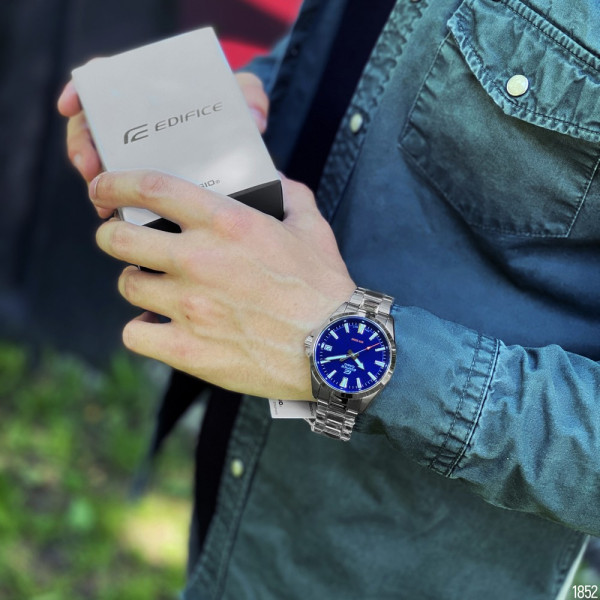 Casio EFV-100D-2AVUEF Silver-Blue