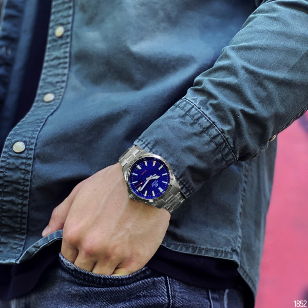 Casio EFV-100D-2AVUEF Silver-Blue