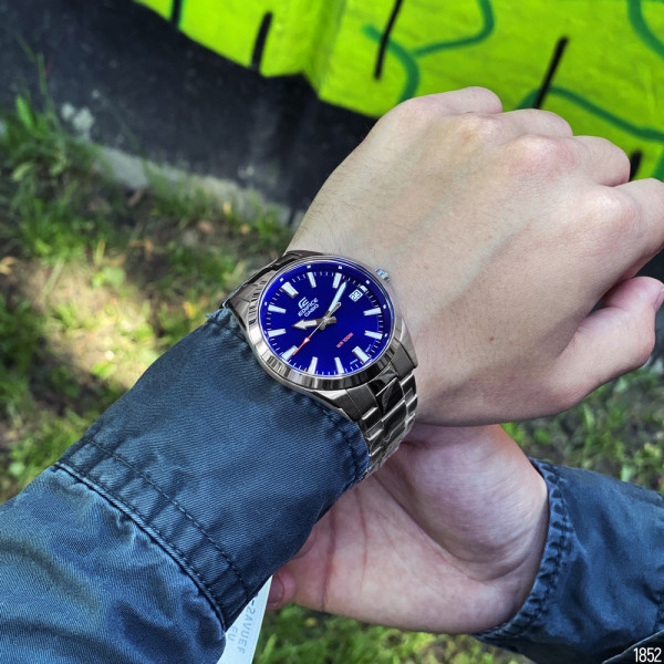 Casio EFV-100D-2AVUEF Silver-Blue