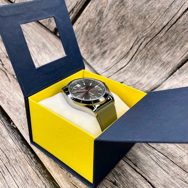 Коробка для часов с квадратом Blue-Yellow 1000-0252