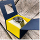 Коробка для часов с квадратом Blue-Yellow 1000-0252
