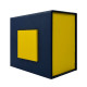 Коробка для часов с квадратом Blue-Yellow 1000-0252
