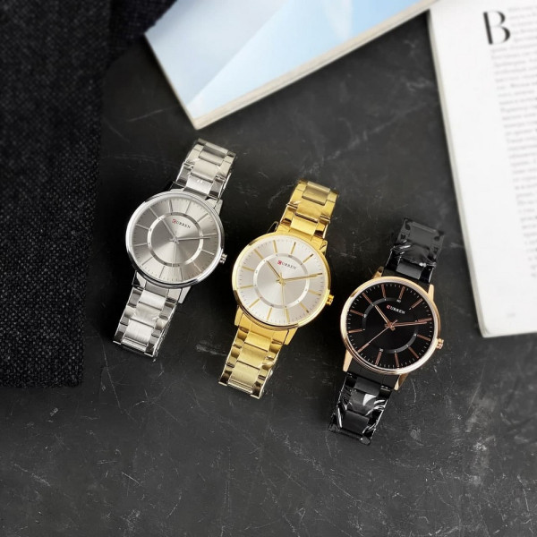 Curren 8385 Black-Gold