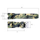 Ремінець для годинника Skmei 1155/1155BCMGR Camo Green