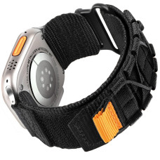 Ремінець для годинника Nylon Tactic for Apple Black 42 мм