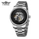 Forsining 8190 Silver-Black Steel