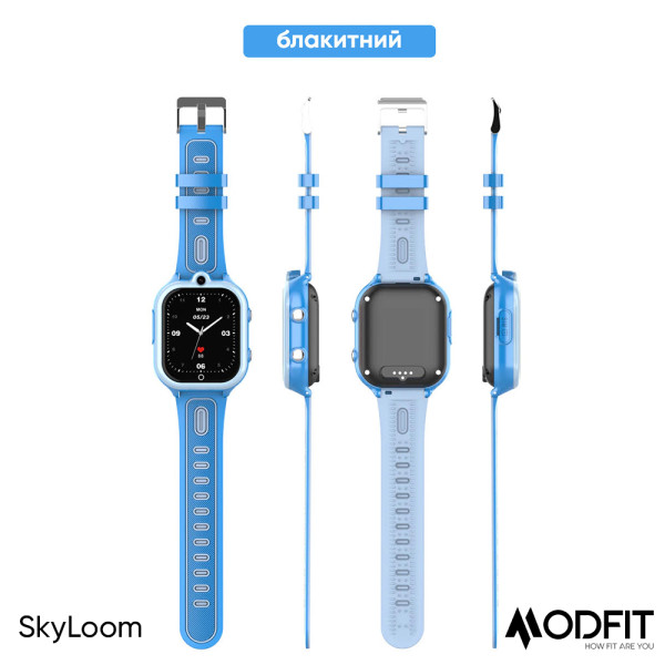 Розумний дитячий годинник Modfit SkyLoom Blue