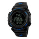 Skmei 1290BU Black-Blue Smart Watch + Compass
