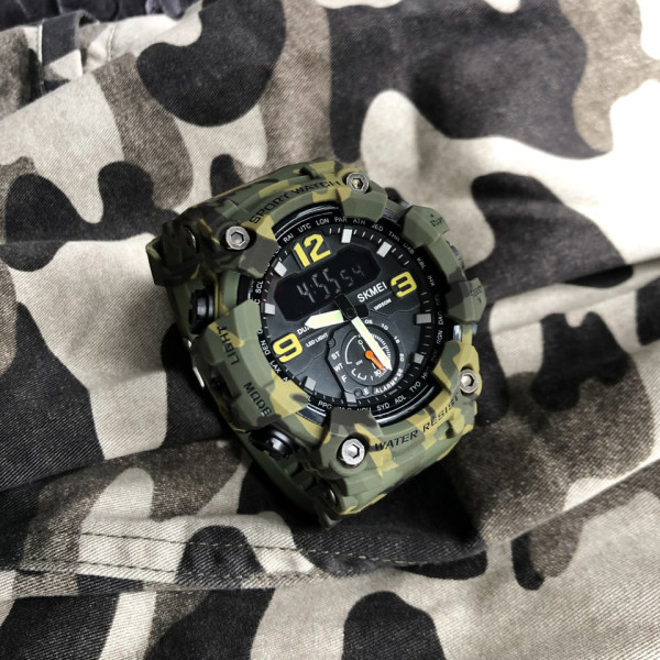 Skmei 1637CMGN Camo Green