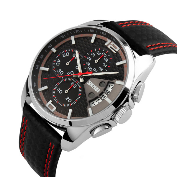 Skmei 9106RD Silver-Black-Red