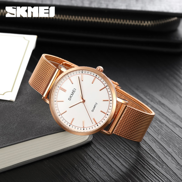 Skmei 1664RGWT Rose-Gold White