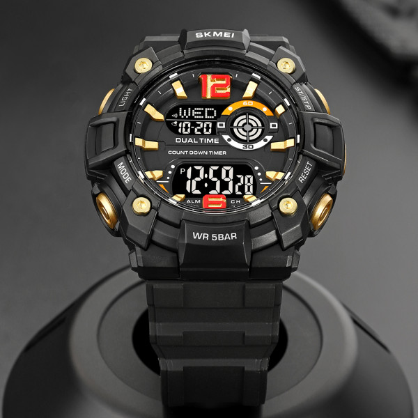 Skmei 2018GDBK Gold-Black