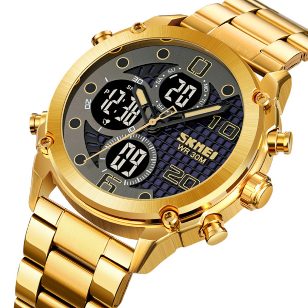 Skmei 1975SGDBK Gold-Black Steel