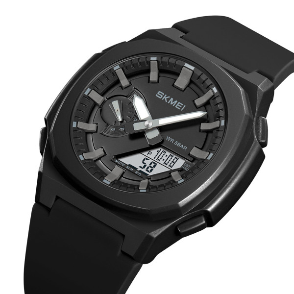 Skmei 2091BKGYWT Black-Grey White