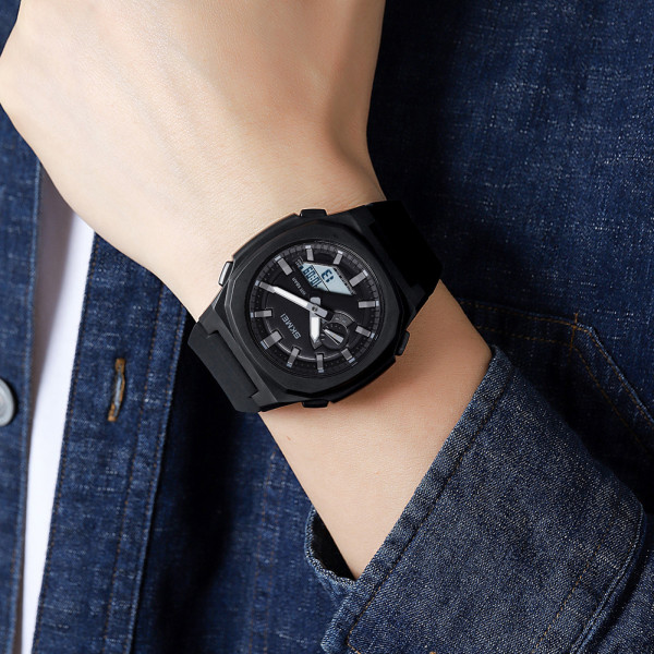 Skmei 2091BKGYWT Black-Grey White
