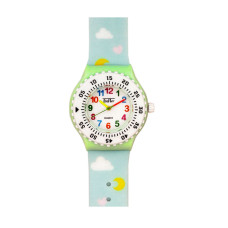 Дитячий годинник Better 010 Sky Green-White