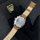 Часы наручные Patriot 016 Silver-Black-Brown Трезубец золото