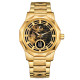 Годинник наручний Ukrwatch 024GD Тризуб золото Gold
