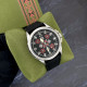 Часы наручные Awarder Embroidery Silver-Red Black Battery 10ATM