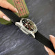 Часы наручные Awarder Embroidery Silver-Red Black Battery 10ATM