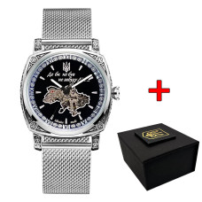 Годинник наручний Awarder 021 Де би не був Silver Mesh