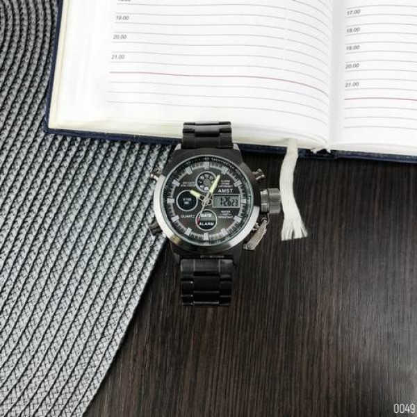 Наручний годинник AMST Metall All Black