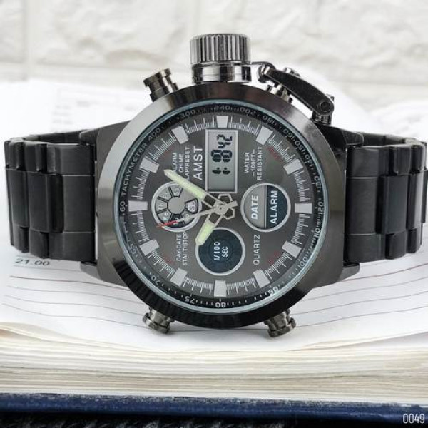Наручний годинник AMST Metall All Black