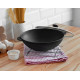 Чугунная сковорода Brizoll WOK 280х96 мм 3.7 л со стеклянной крышкой